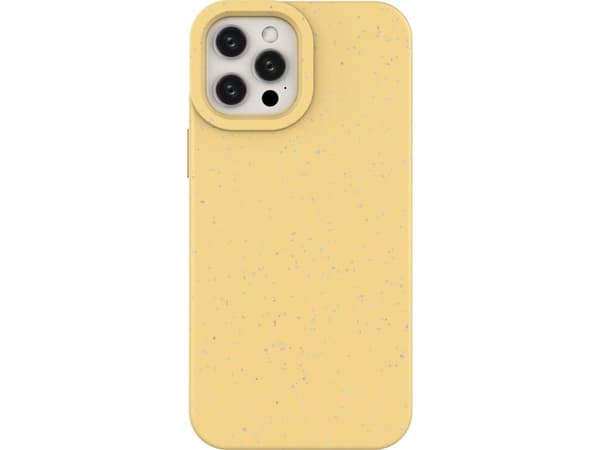 Hurtel Eco Case-deksel til iPhone 12 Pro Max silikondeksel telefondeksel gult