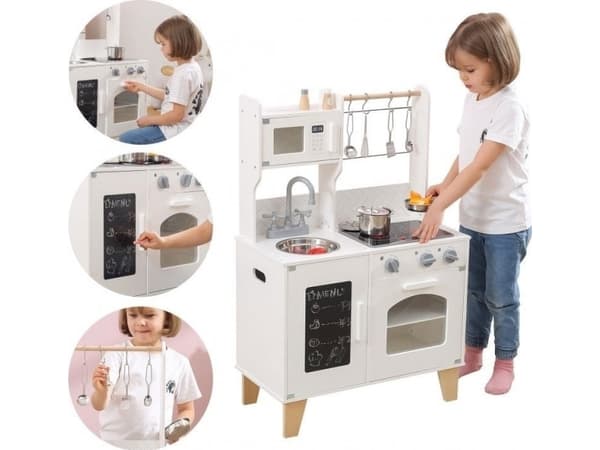 Viga Toys Viga PolarB Träkök Ljus Ljud + Tillbehör