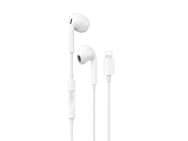 Dudao X14PROL-W1 in-ear-hörlurar med Lightning-kontakt vit (X14PROL-W1)
