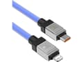 Miniatyrbilde 5 av 5: Baseus USB-C til Lightning CoolPlay Series 20W 2m hurtigladekabel (lilla)