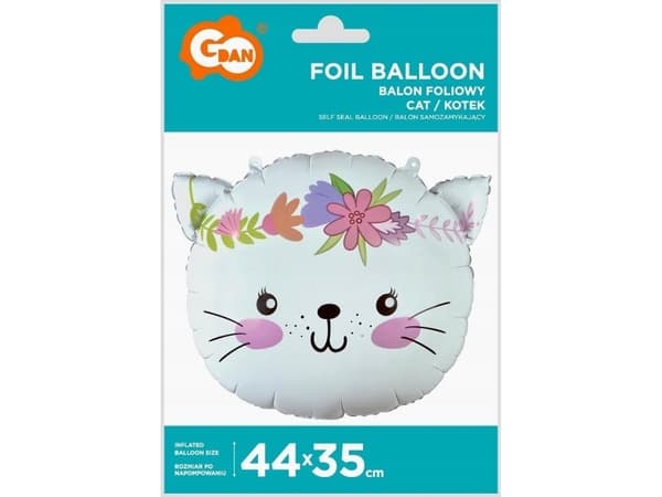 GoDan Folieballong Kattunge / huvud BF-HKOT 84099
