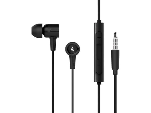 Edifier-hodetelefoner Edifier P205 in-ear-hodetelefoner med ledning (sort)