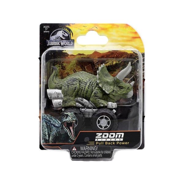 Jurassic World Zoom Riders Triceratops | CDON