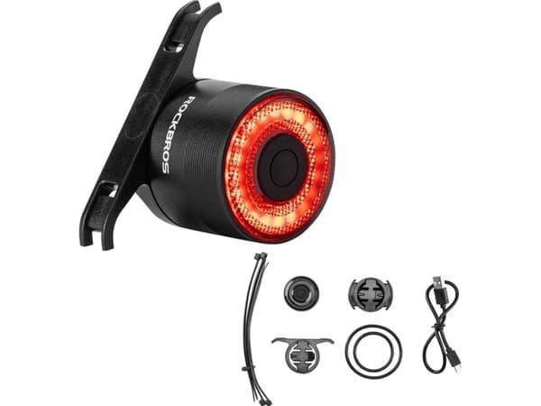 Sykkelholder baklys Rockbros Q3 (svart)