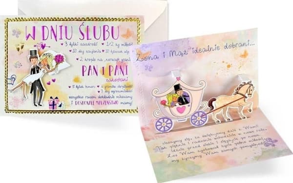 KUKARTKA KARNET SLUB PU-008