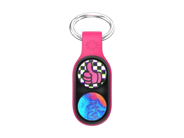 PopSockets PopPuck Starter Pack Pink Punk, Fidget pop, Metall, Orange, Rosa, Blå, Svart