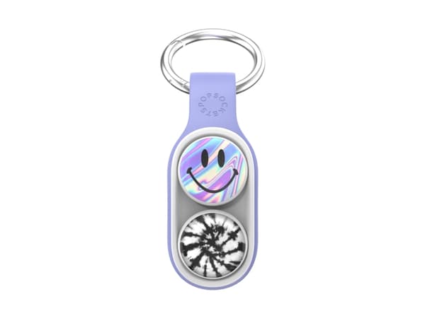 PopSockets PopPuck Starter Pack Dye Daze, Fidget pop, Metall, Svart, Vit, Rosa, Grå