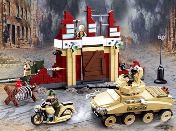 tomdorix Klocki Transporter Czołg PUMA+ Bunkier