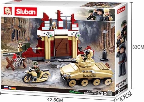 tomdorix Klocki Transporter Czołg PUMA+ Bunkier