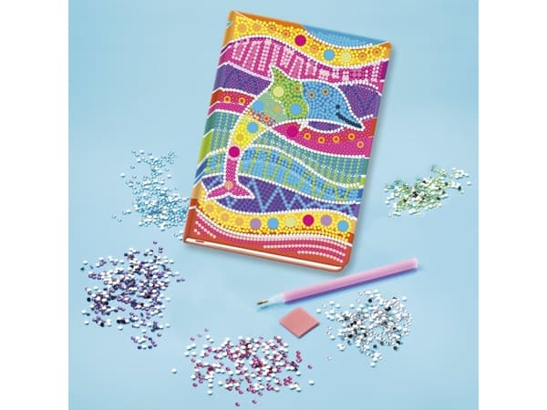 Totum Diamond Paint Notebook, Children''s craft kit, 6 vuosi/vuosia, Monivärinen
