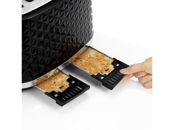 Morphy richards Toaster 248131 VECTOR Black, Plastic, 1880 W, Number of slots 4, Number of power levels 7,