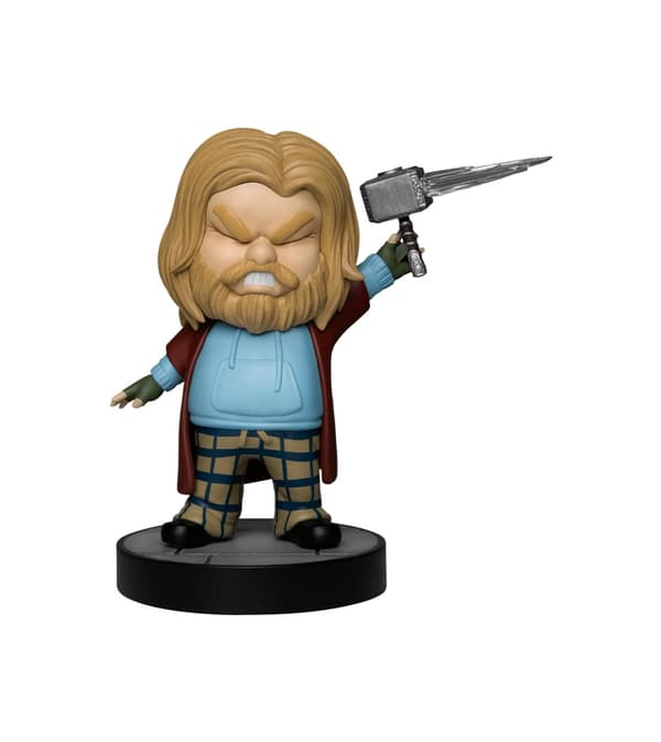 Beast Kingdom - Marvel - MEA-025 - Avengers: Endgame - Bro Thor-serien - Kalla på Mjölner - 9 cm