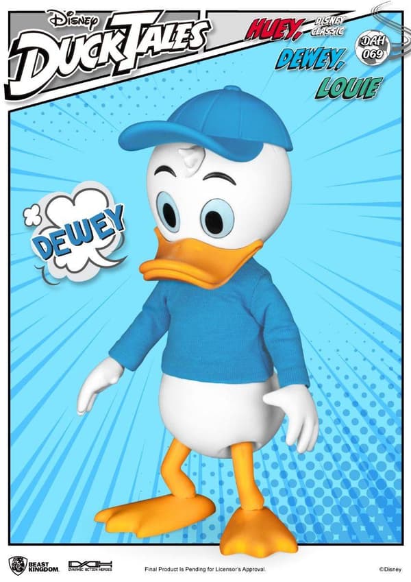 Beast Kingdom - Disney - DAH-069 - Ducktales - Huey Dewey Louie - 9cm