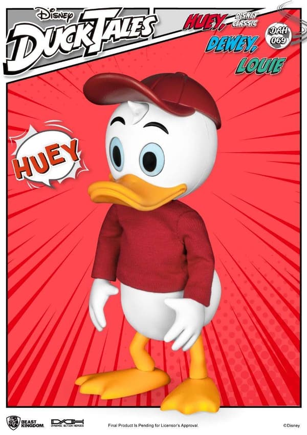 Beast Kingdom - Disney - DAH-069 - Ducktales - Huey Dewey Louie - 9cm