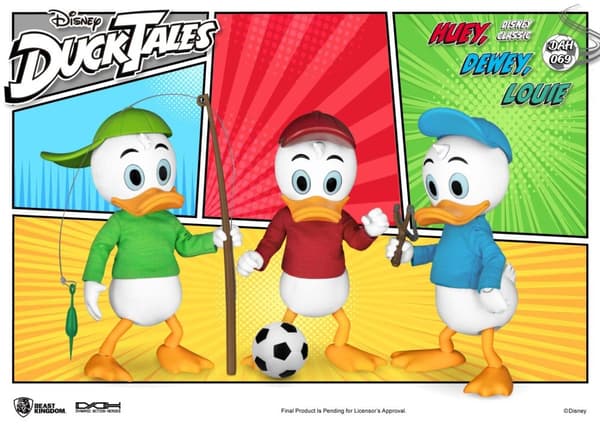 Beast Kingdom - Disney - DAH-069 - Ducktales - Huey Dewey Louie - 9cm