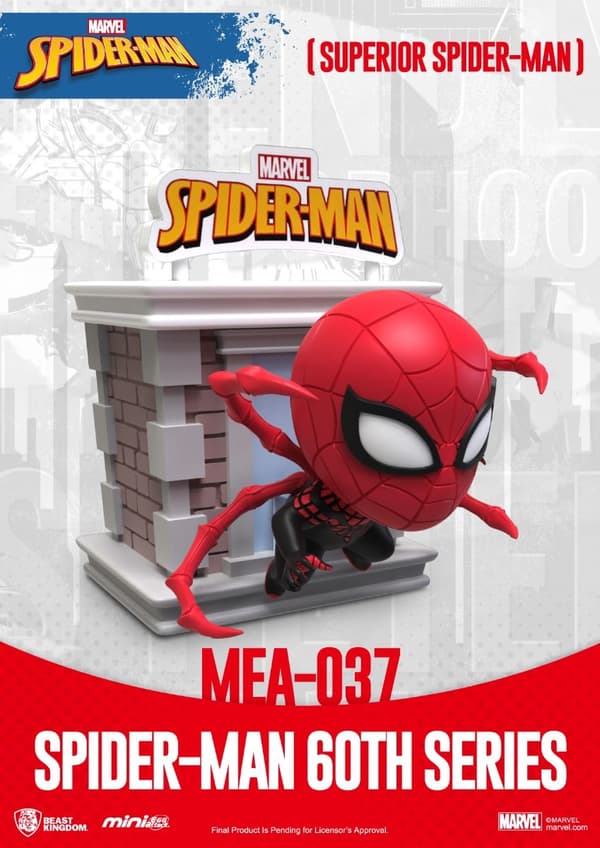 Beast Kingdom - Marvel - MEA-037 - Spindelmannen 60-årsjubileumsserie (x6) - 8 cm