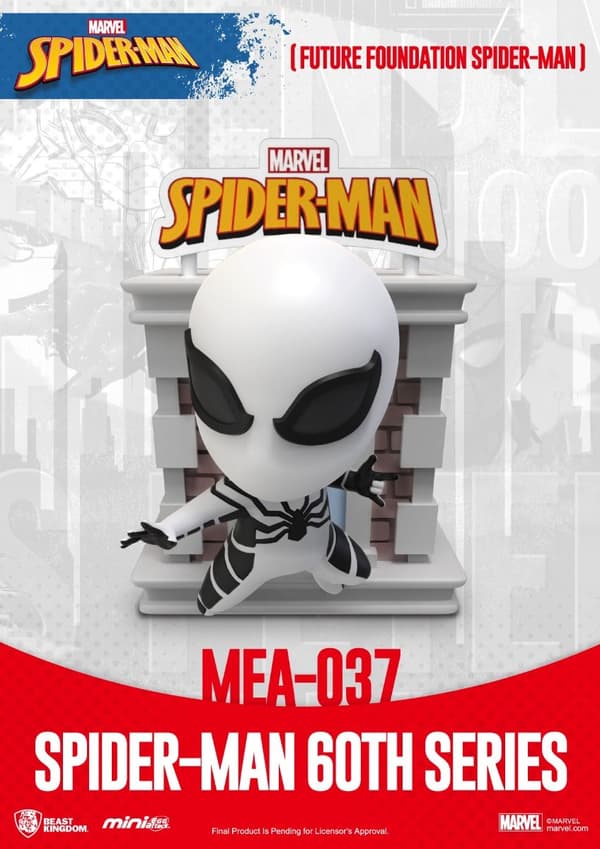 Beast Kingdom - Marvel - MEA-037 - Spindelmannen 60-årsjubileumsserie (x6) - 8 cm
