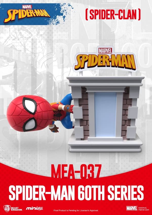 Beast Kingdom - Marvel - MEA-037 - Spindelmannen 60-årsjubileumsserie (x6) - 8 cm