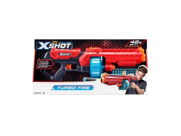 XShot Turbo brannkaster (48 piler) oransje