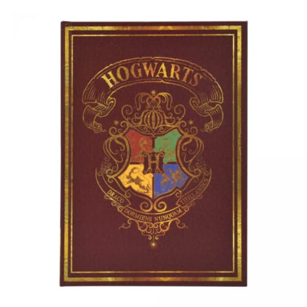 Blue Sky Harry Potter A5 Casebound Notebook - Red - Colourful Crest