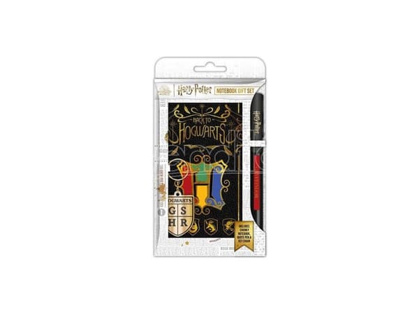 Blue Sky Harry Potter Notebook Gift Set - Colourful Crest