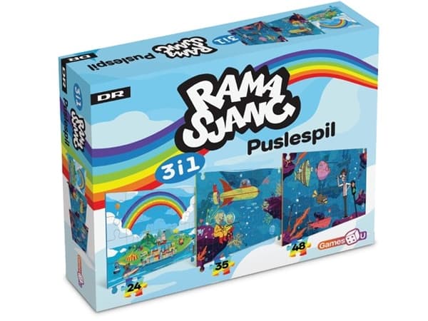 Ramasjang palapelit 3-in-1 merenpohja - (24,35,48 palaa)