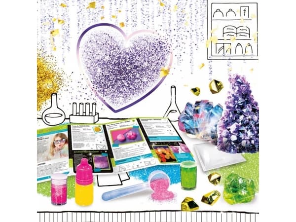 Lisciani Rinkinys Scientific Im a Genius Experiments with glitter