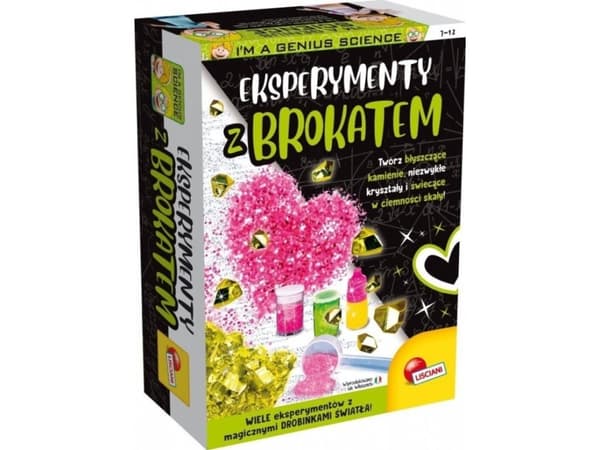 Lisciani Rinkinys Scientific Im a Genius Experiments with glitter