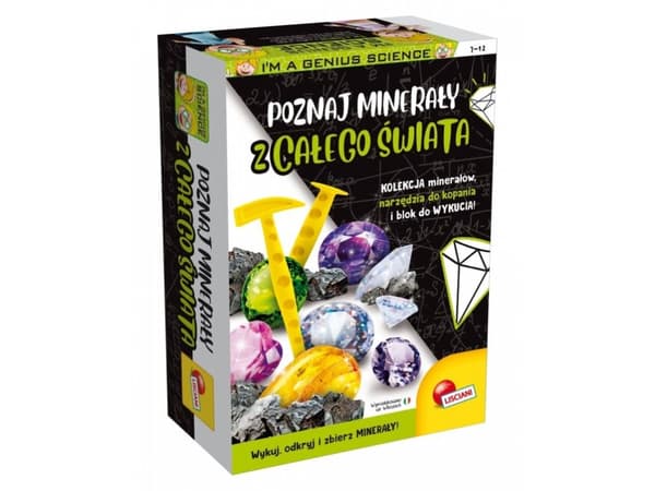 Lisciani Im a Genius Science Kit Discover minerals from around the world