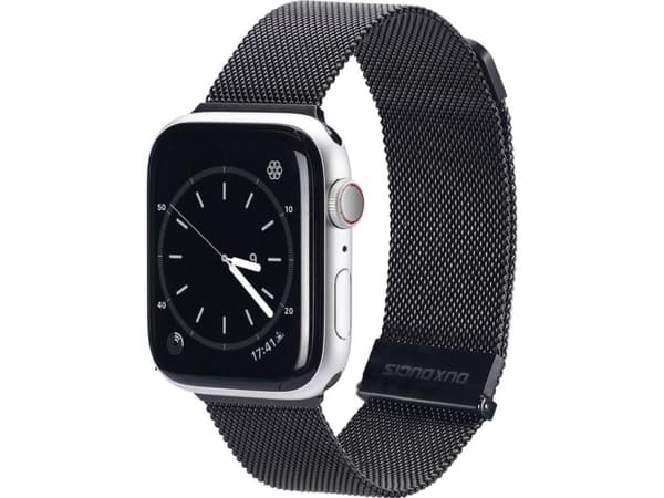 Dux Ducis Dux Ducis magneettinen hihna hihna Watch 7 / 6 / 5 / 4 / 3 / 2 / SE (41 / 40 / 38mm) magneettinen hihna musta (Milanese versio)