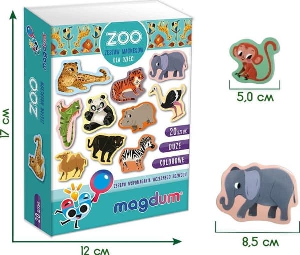Maksik Zoo magneter MV 6032-05