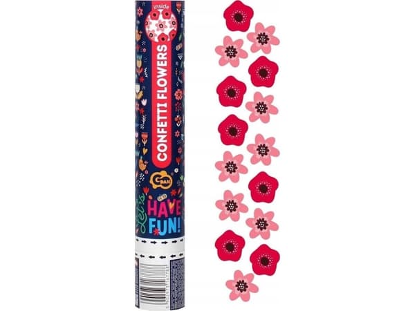 Have fun pneumaattinen konfetti 30cm, kukkia JC-KPHF30