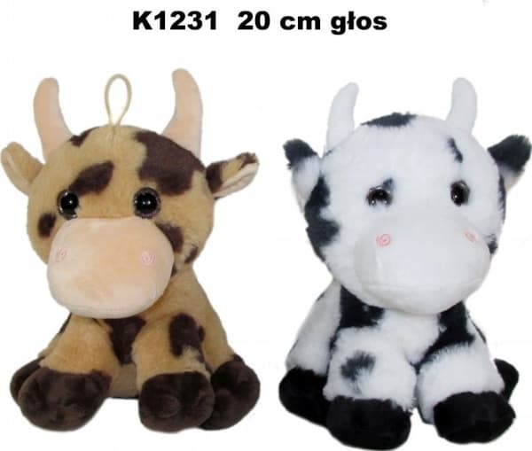 Kumaskot 2 farger 20cm 163790 SunDay mix pris for 1 stk
