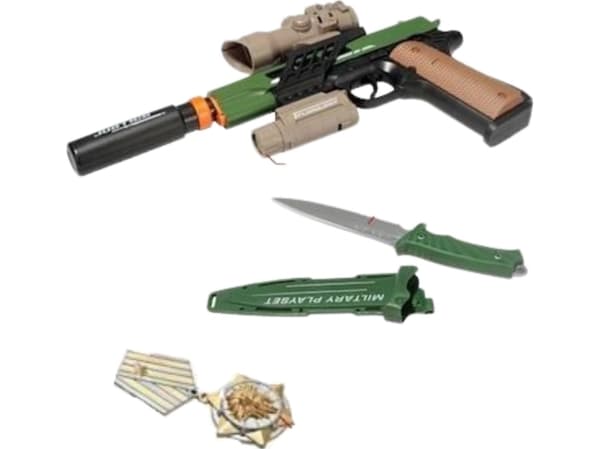 ProNice Soldier Pistol Knife Tactical Badge Militært utstyr