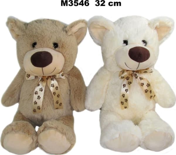 Bamse maskot 2 farger 32cm 157188 blanding pris for 1 stk
