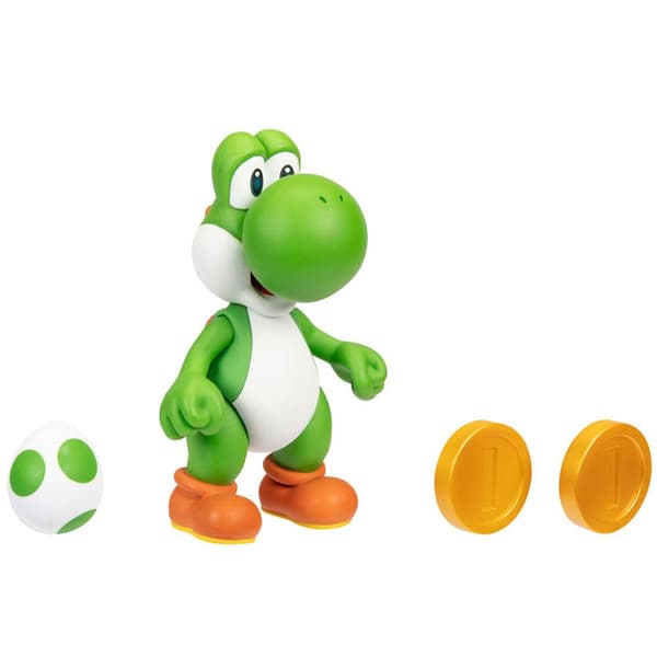 Super Mario Bros Yoshi Gold figure 10cm