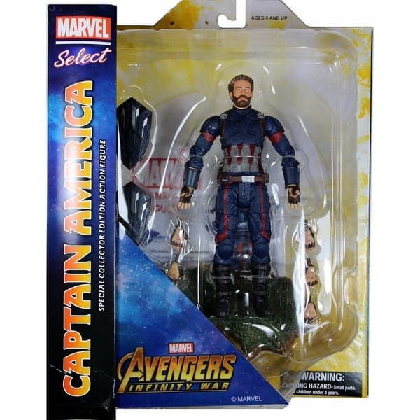 Action Figurer Diamond Captain America APR182168 18 cm