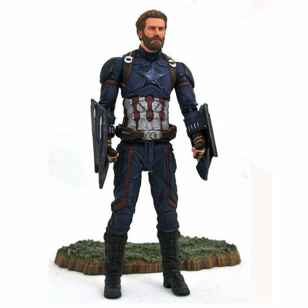 Action Figurer Diamond Captain America APR182168 18 cm