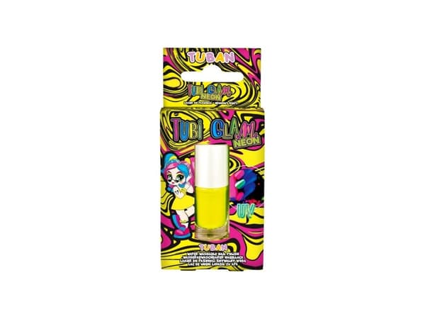 Tubi Glam nail polish - neon yellow 5ml