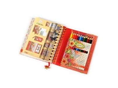 Fargekalender + polyfarge fargestifter 12 farger
