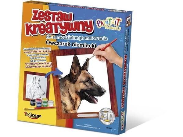 Tysk Shepherd kreativt sett