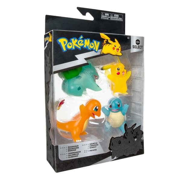 Pokemon Select Translucent Battle Figure 4 Pack
