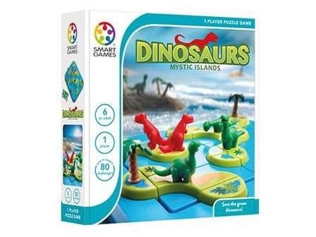 SmartGames Dinosaurs Mysterious Islands, 6 År, Multifärg