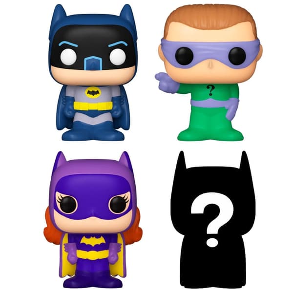Blister 4 figures Bitty POP DC Comics Batman Adam West
