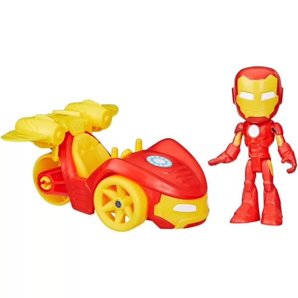 Spidey Amazing Friends Iron Man Iron Racer