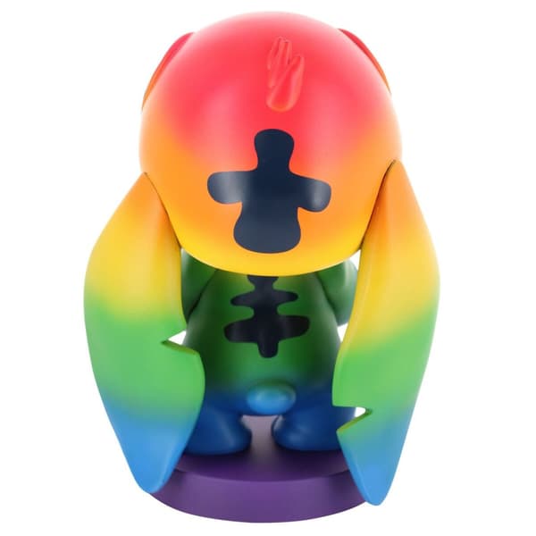 Disney Stitch Rainbow figure clamping bracket Cable guy 20cm