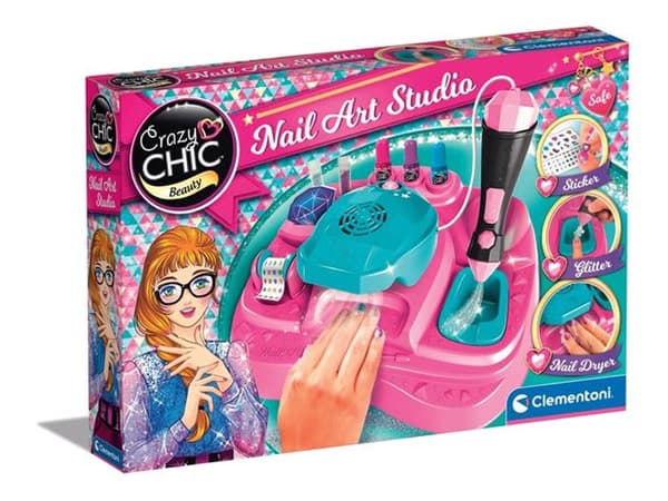 Clementoni Crazy Chic Make-up - Nail Art Studio