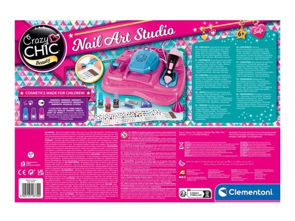 Clementoni Crazy Chic Make-up - Nail Art Studio
