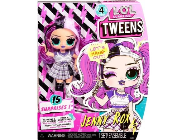 L.O.L. Surprise! Tweens S4 Doll- Jenny Rox, Modedocka, Honkoppling, 4 År, Pojke/flicka, 250 mm, Multifärg