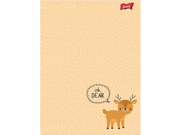 MAJEWSKI Notebook A5 16k rutenett laminert WOODLAND DYR p15 pris for 1 stk